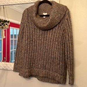 Chico’s Cowl Neck Sweater, Size 2 (L)